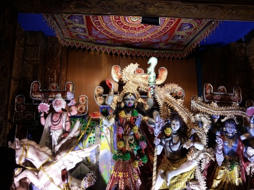 Kali maa idol at Agragami Sangha
