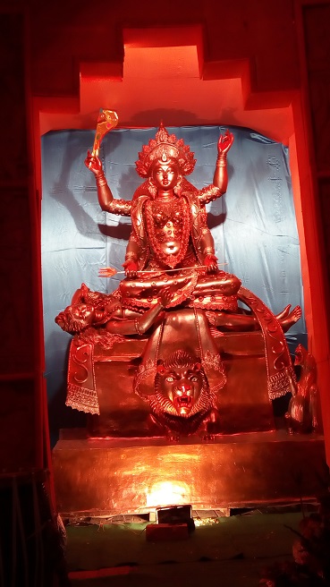 Kali Maa Idol at Young Center Madhyamgram