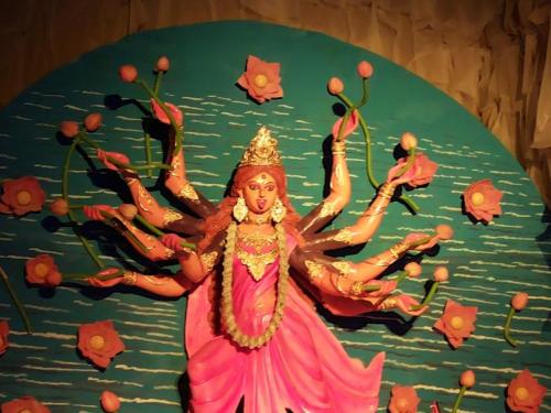 Young centre kali Puja